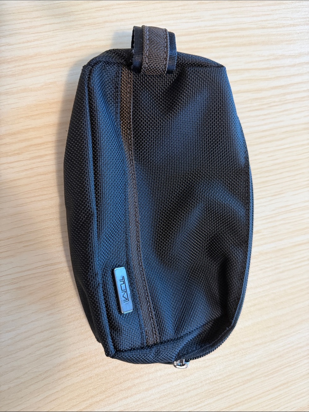Tumi Black Nylon Toiletry Pouch